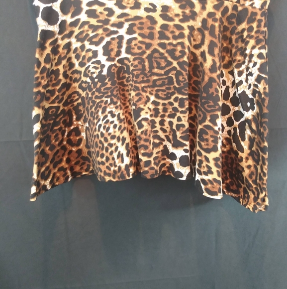 DGKNY Leopard Flow Skirt - Picture 2 of 3